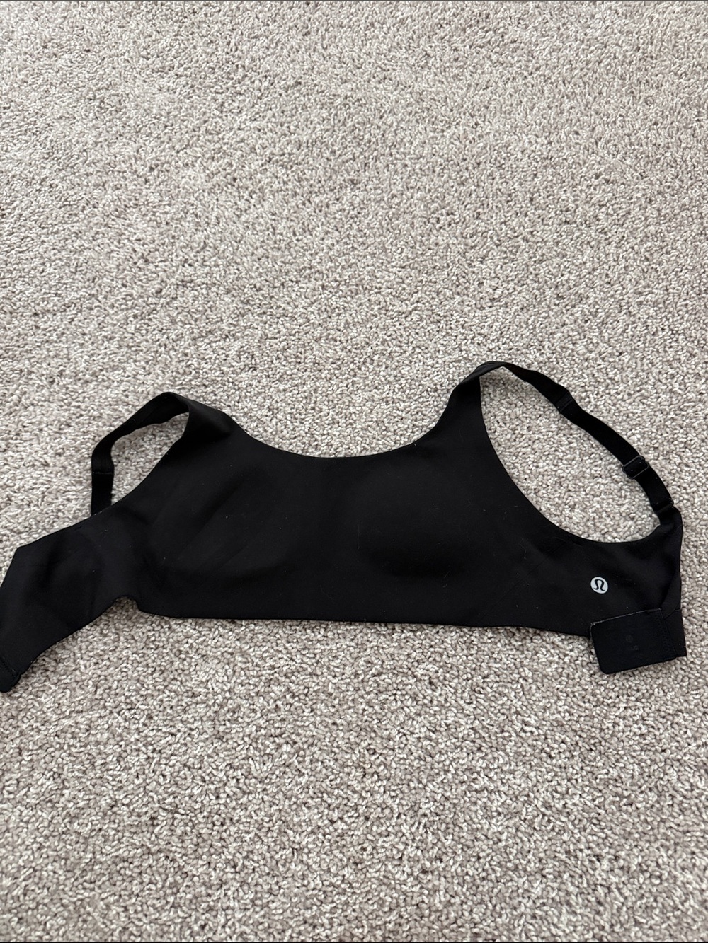 lululemon athletica Black Scoop-Back Sports Bra